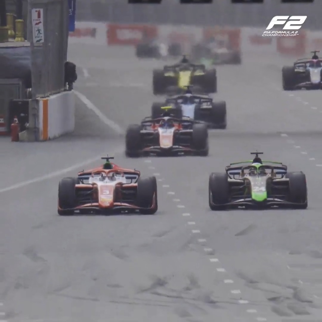 The move that secured Joshua Dürksen 🇵🇾 his first FIA Formula 2 win 🏁 #F2 #AzerbaijanGP