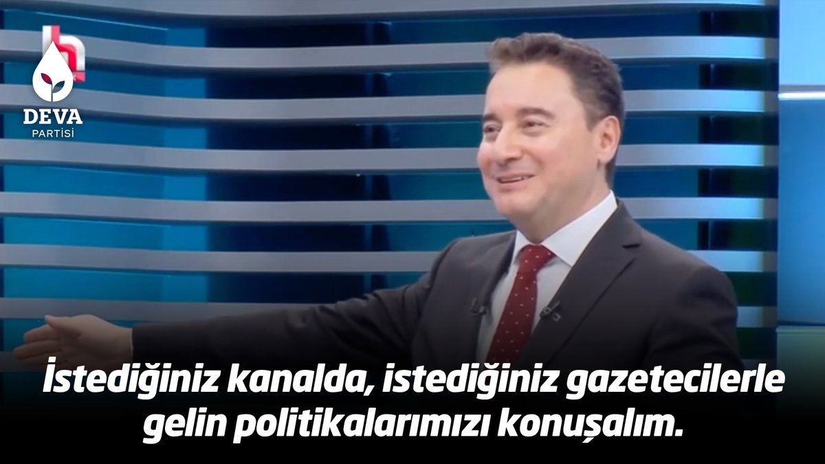 .Recep Tayyip Erdoğan, istediğiniz kanalda, istediğiniz gazetecilerle gelin politikalarımızı konuşalım.