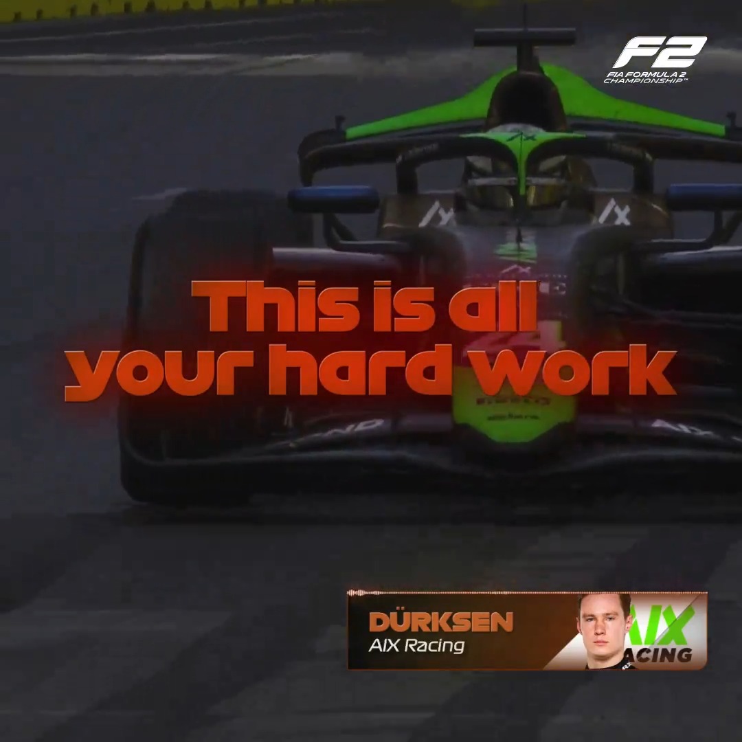 "You deserve this so much!" 🥹 There was a lot of emotion on the radio from Joshua Dürksen 🇵🇾 after he secured his first #F2 victory in the Baku Sprint 🏆 #AzerbaijanGP