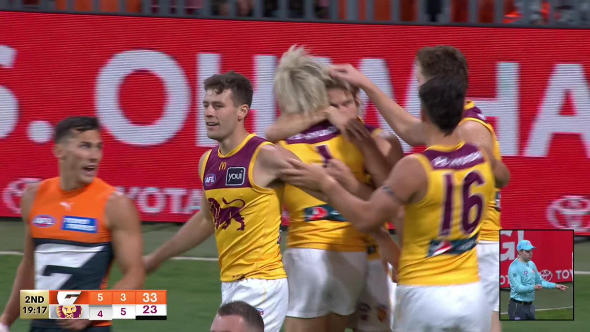 This goal is insane. Will Ashcroft fights off seven players all by himself and sets up a goal. Where’s his cape? Joe Daniher will get the headlines but I’ll remember that game as the day Ashcroft announced himself as a superstar. #AFL #AFLfinals