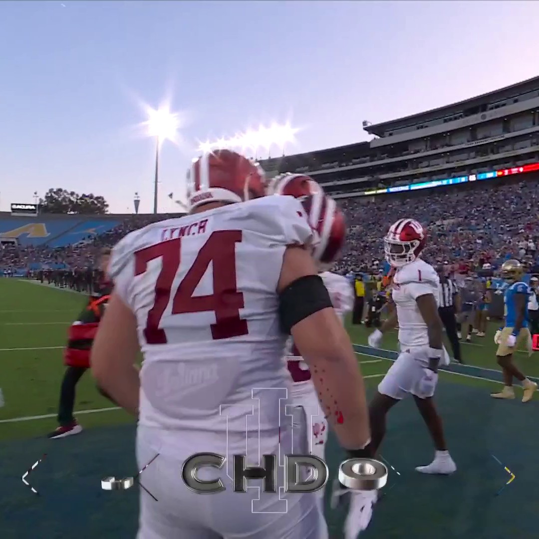 SO nice he did it twice. ✌️ Ke'Shawn Williams gets his second TD of the game and extends Indiana's lead. 📺 NBC and Peacock