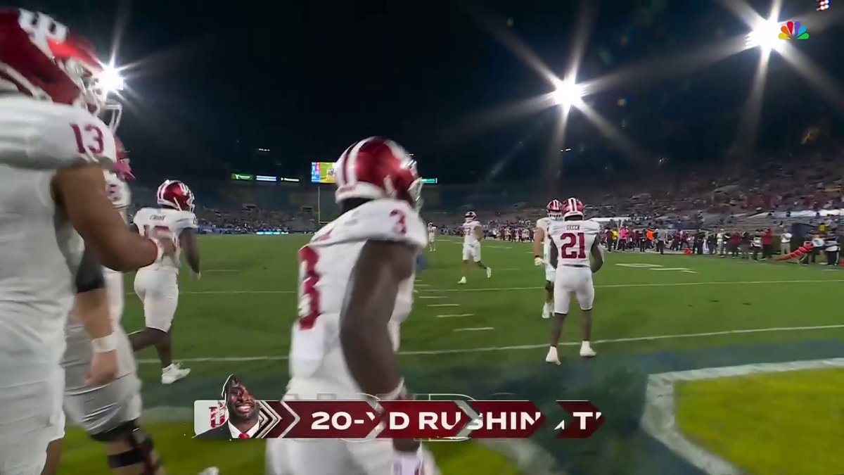 Indiana scores another TD and is on FIRE!! 🔥 Indiana Football