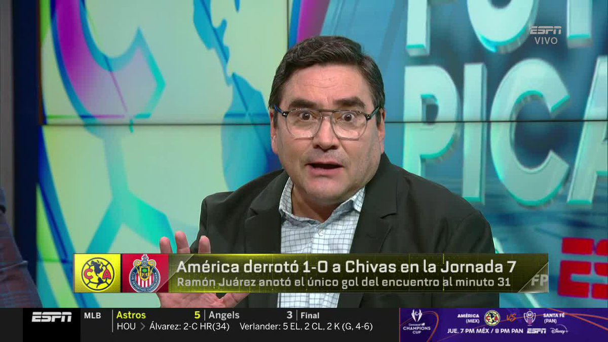 💥 "América jugó como equipo chico". Las palabras de Jorge Pietrasanta tras la victoria de las Águilas sobre las Chivas en el Clásico Nacional