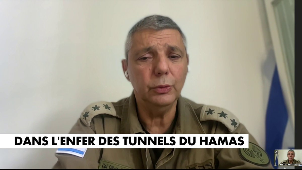 Colonel Olivier Rafowicz, porte-parole de l’armée israélienne, sur l’enfer des tunnels du Hamas : «La source du mal est la République islamique d’Iran et son régime», dans #HDProsWE