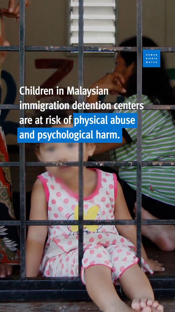 Children in Malaysian immigration detention centers are at risk of physical abuse and psychological harm. The Malaysian government needs to recognize detaining children, even separately from adults, is not a solution.
