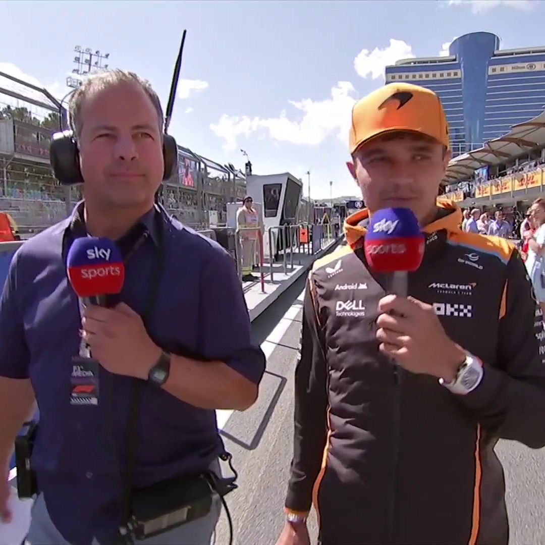 "I've made a 45p wager with Andrea (Stella) that you'll finish P4 ahead of Max" 🤝 Ted believes Lando can climb his way up the grid from P15 👀
