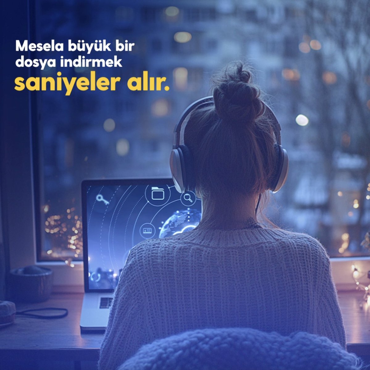 1000 Mbps demek, zaman kazanmak demek! 30. yılımıza özel 1000 Mbps'ye varan internet hızı ile Turkcell Superonline fiber kullanıcıları yüksek boyutta dosyaları en kısa sürede indirmenin keyfini çıkarıyor!