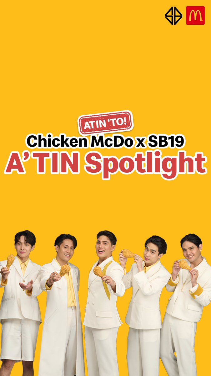 Still can’t get over the #AtinToChickenMcDo x SB19 Fan Meet? Kami rin! 🥰 Here’s what A’TIN had to say about their #McDoxSB19FanMeet experience!