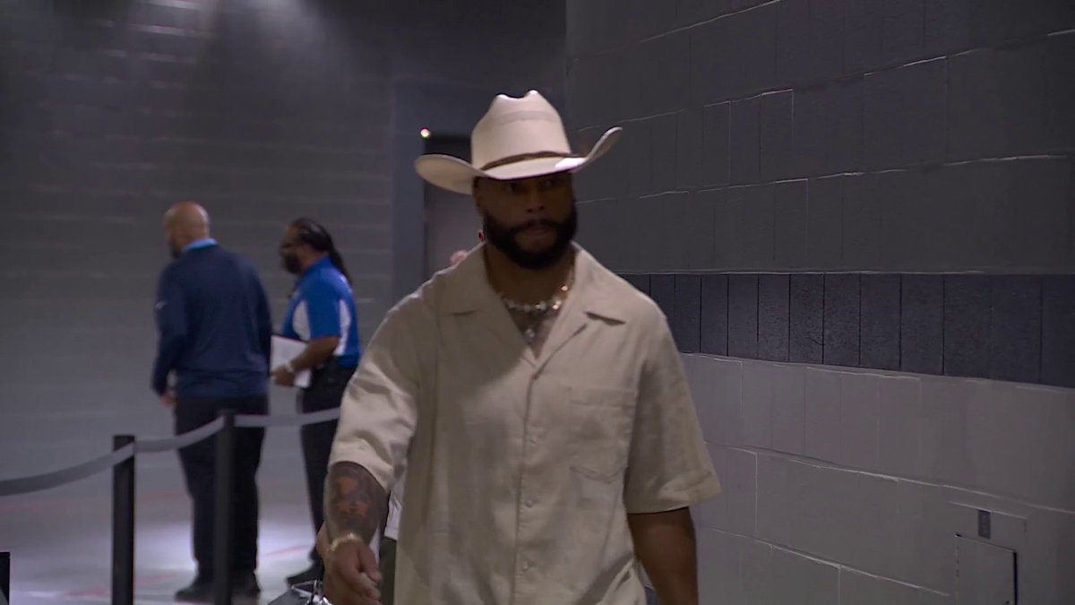 Cowboy Dak is in the building 🤠 Saints may be in trouble #DallasCowboys