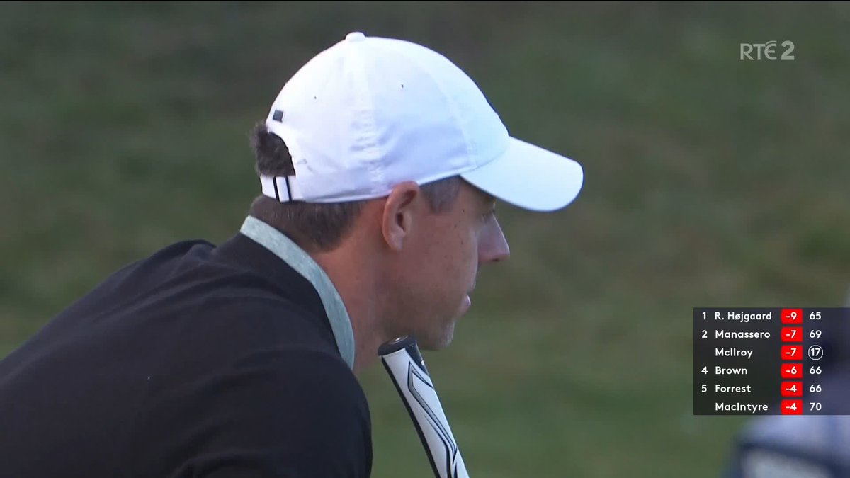 Good god. Rory McIlroy was THIS close to an eagle on 18 to force a playoff after squandering a two shot lead at the Irish Open in his own county. Too much heartache ๐