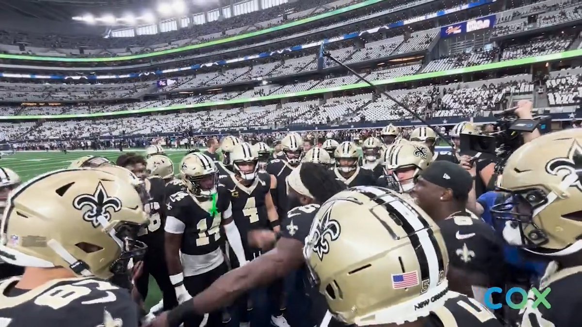 Ready for the moment. #Saints | Cox