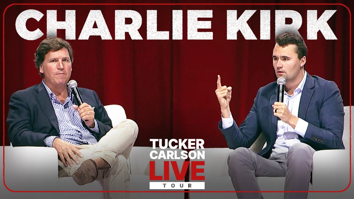 Tucker Carlson Live Tour in Wichita, KS Charlie Kirk on why he’s hopeful in the midst of chaos. Includes paid partnerships.