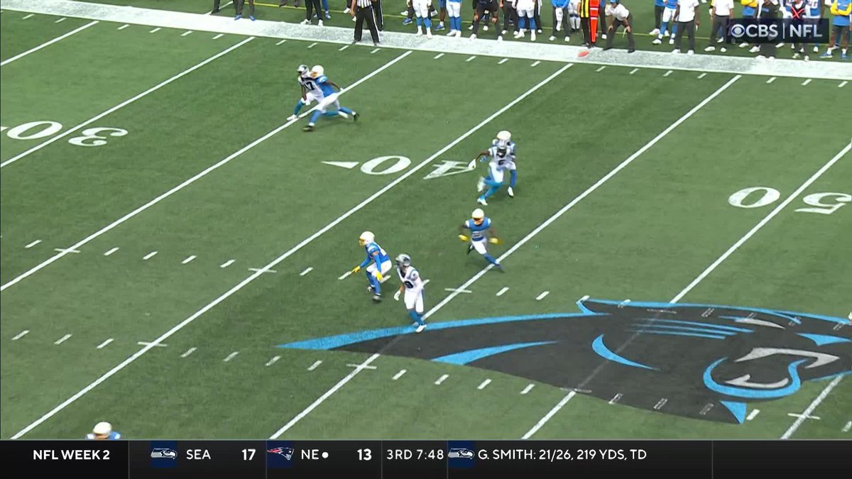 “Bryce Young has no help” If only Adam Thielen or somebody could get open.