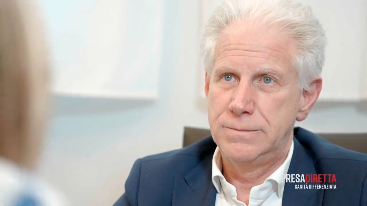 «Il #SSN avrà sempre un ruolo importantissimo, solo che non abbiamo risorse per tutti, è necessario trovare delle soluzioni diverse. C’è bisogno di avere una #SanitàPrivata che sia a disposizione in tempi rapidi.» #VincenzoPapes, AD del Gruppo Centro di Medicina. #PresaDiretta