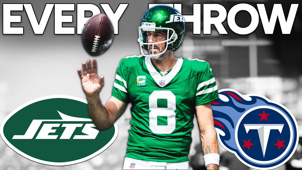 Aaron Rodgers EVERY THROW - #Jets vs #Titans