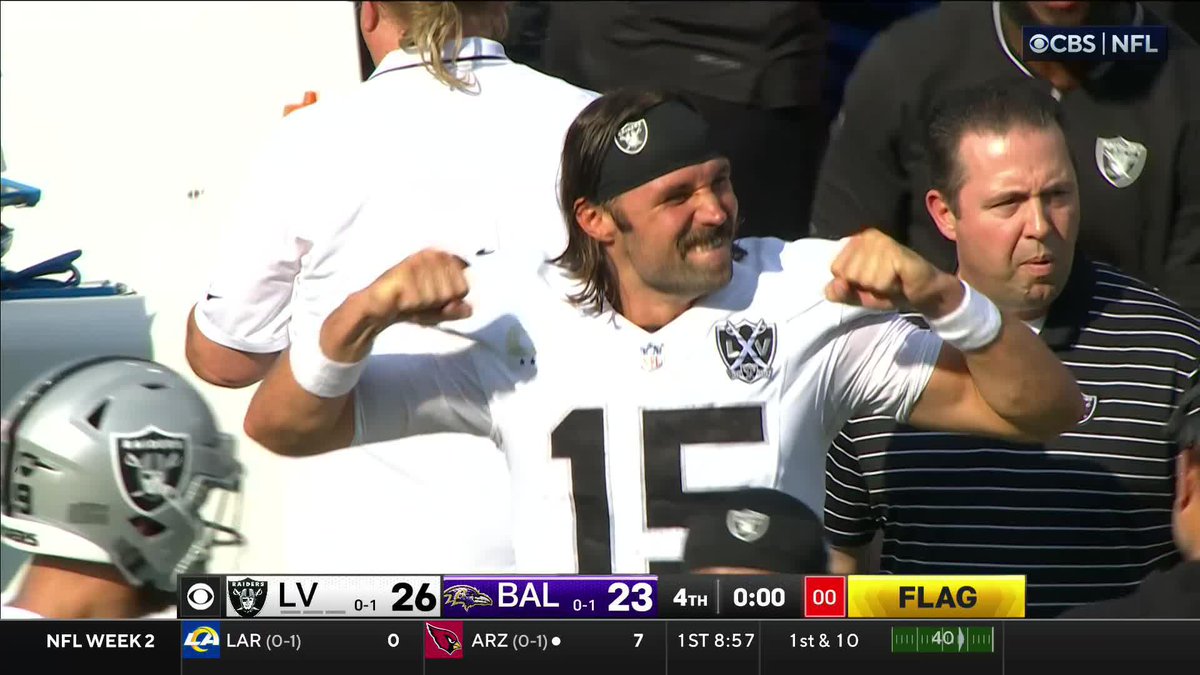 RAIDERS W Gardner Minshew ALL smiles