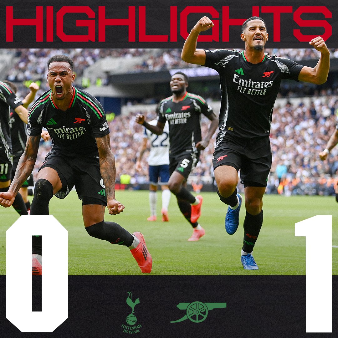 The highlights from Arsenal's hard-fought 1-0 north London derby win 🍿