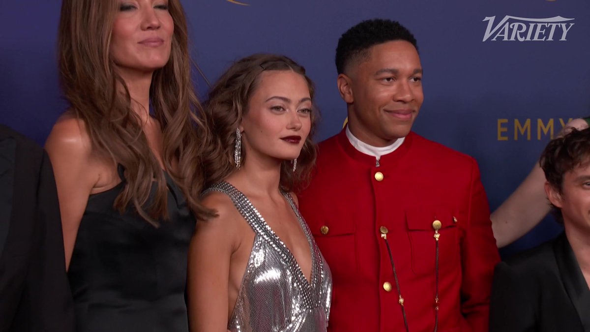 The cast of #Fallout at the #Emmys.