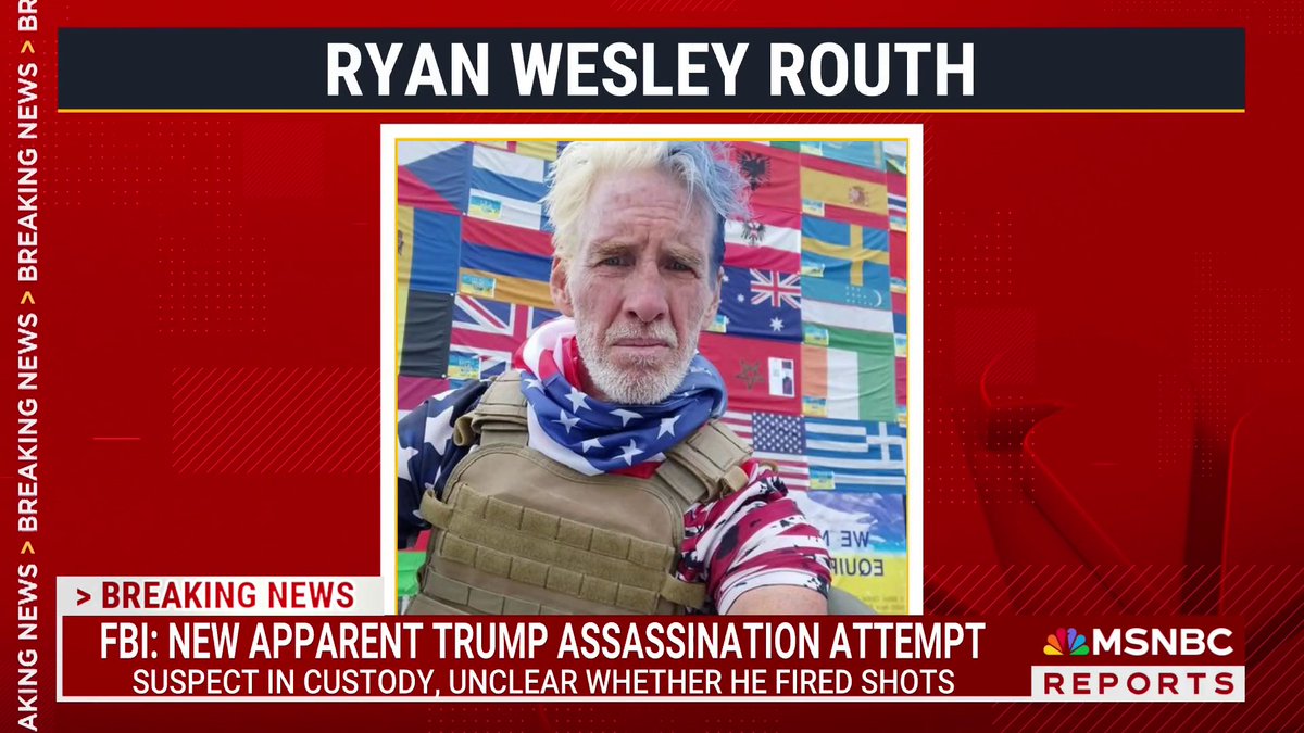 NEW: The latest on the person in custody after what the FBI is calling an apparent second attempted assassination of former President Donald Trump.