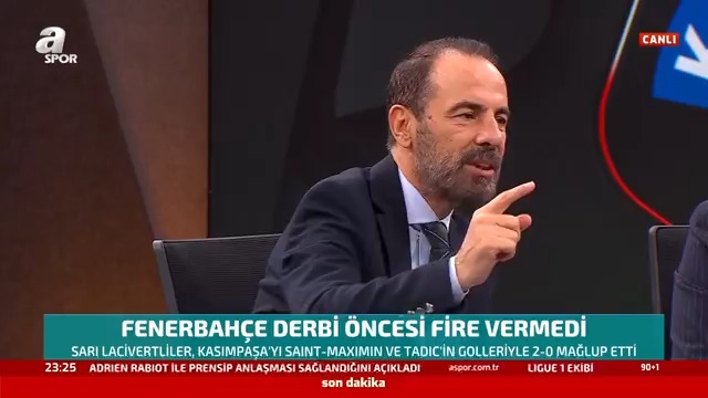 Reha Kapsal: Fenerbahçe, savunma yapmaz savunma yaptırır, gol attığı zaman o golle yetinmez daha fazla gol atmaya çalışır.