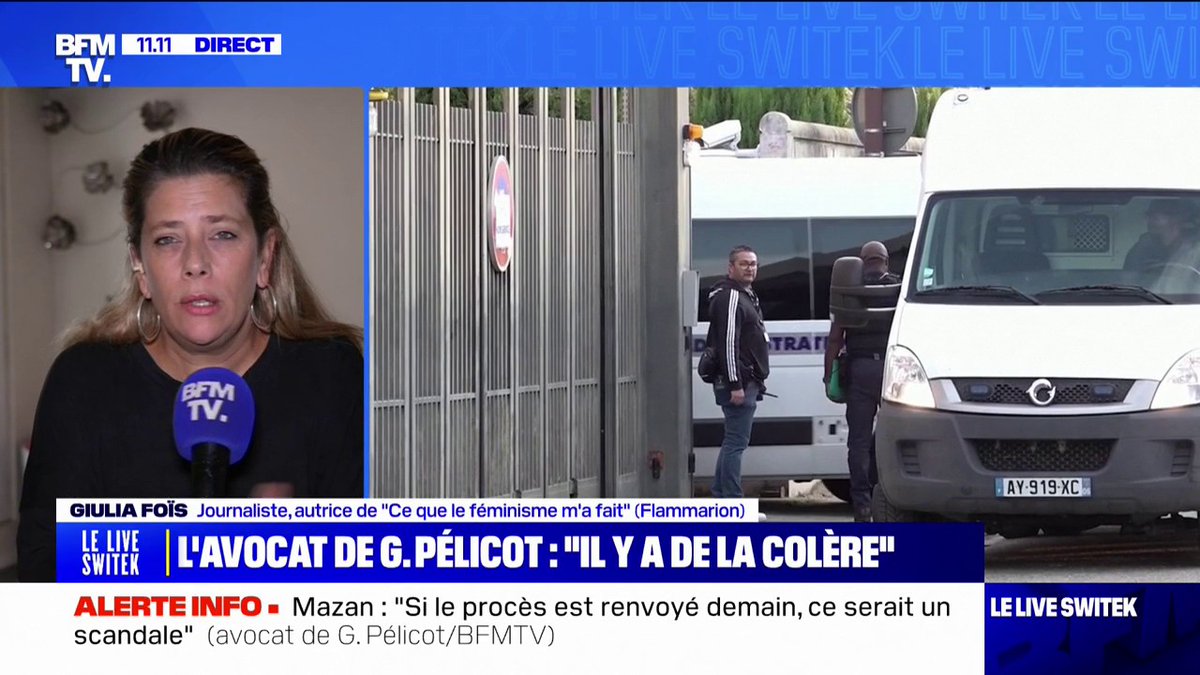 Mazan: "J'espère qu'avec cette affaire sordide, dégueulasse, qu'on puisse enfin faire le procès de la culture du viol", déclare Giulia Foïs (journaliste et autrice)