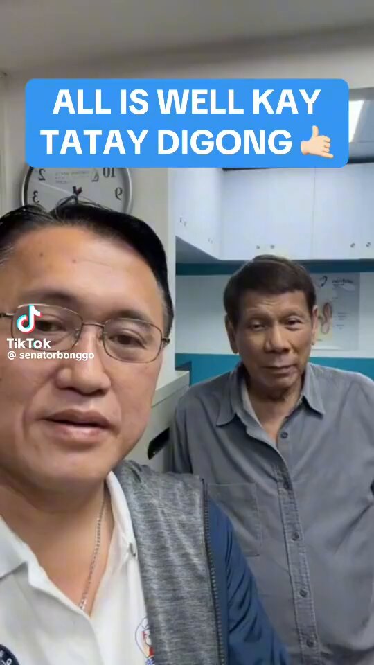 Where's the old guy who said Digong's in the ICU? Can't find him anymore. Could it be that our rumor-monger is the one actually hooked up to machines on his deathbed, while Digong is out here doing Eeeyy? 🤙🏼