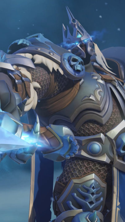 All hail the king 👑💪 Get Reinhardt as the Lich King when Overwatch 2 x World of Warcraft arrives Sep 17 🥶