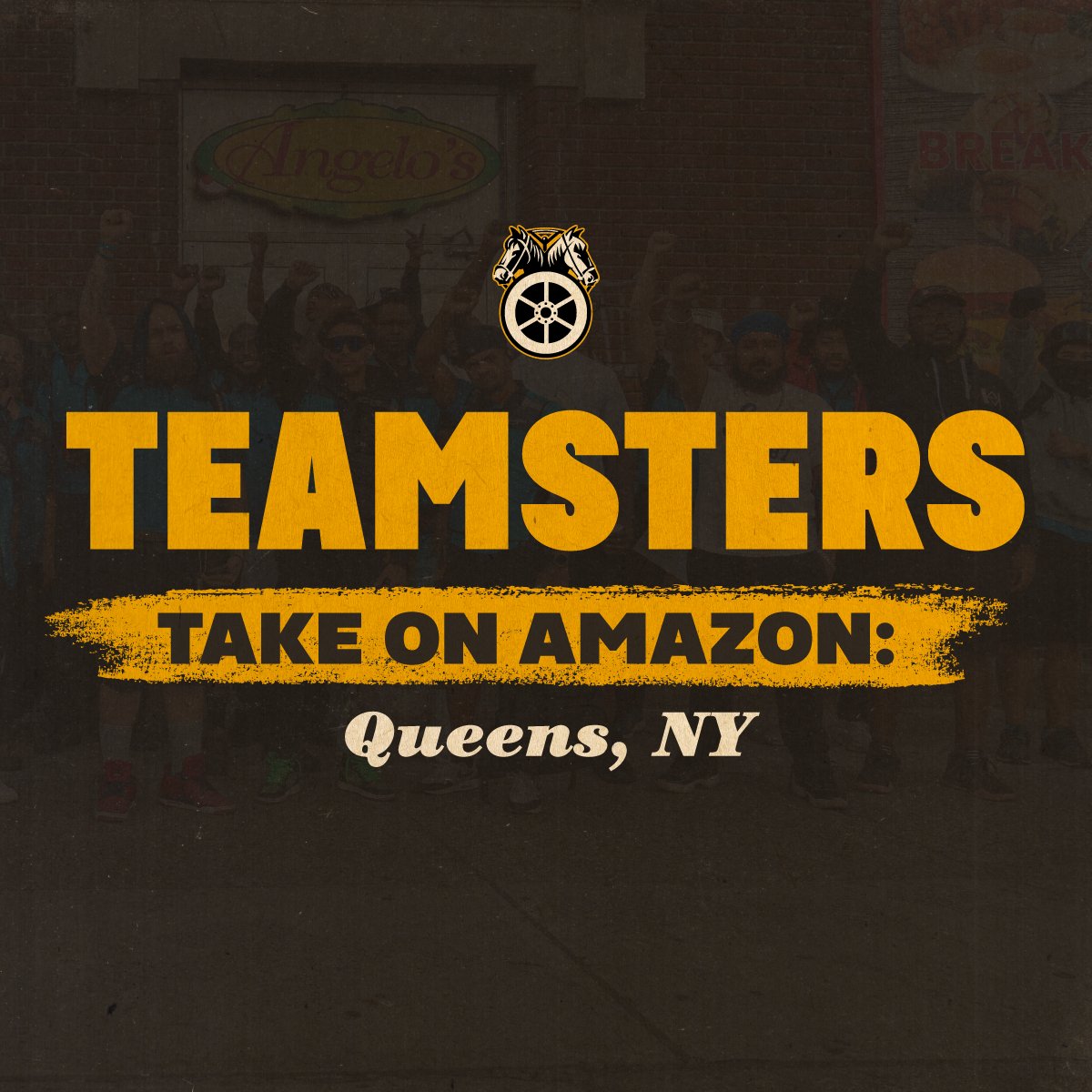 Amazon workers at facilities across the United States are joining the Teamsters! Today, hundreds of Amazon drivers at the trillion-dollar company’s facility in Queens, N.Y., went public in joining the Teamsters and are demanding that Amazon recognize their union and negotiate a Teamsters contract. Amazon workers: this is our moment. Join the Teamsters today!