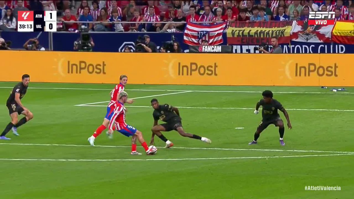 La asistencia de Rodrigo De Paul. 😮‍💨
