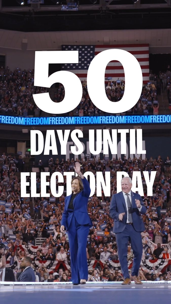America: In 50 days we can write the next great chapter in our country’s history—together. Join us: