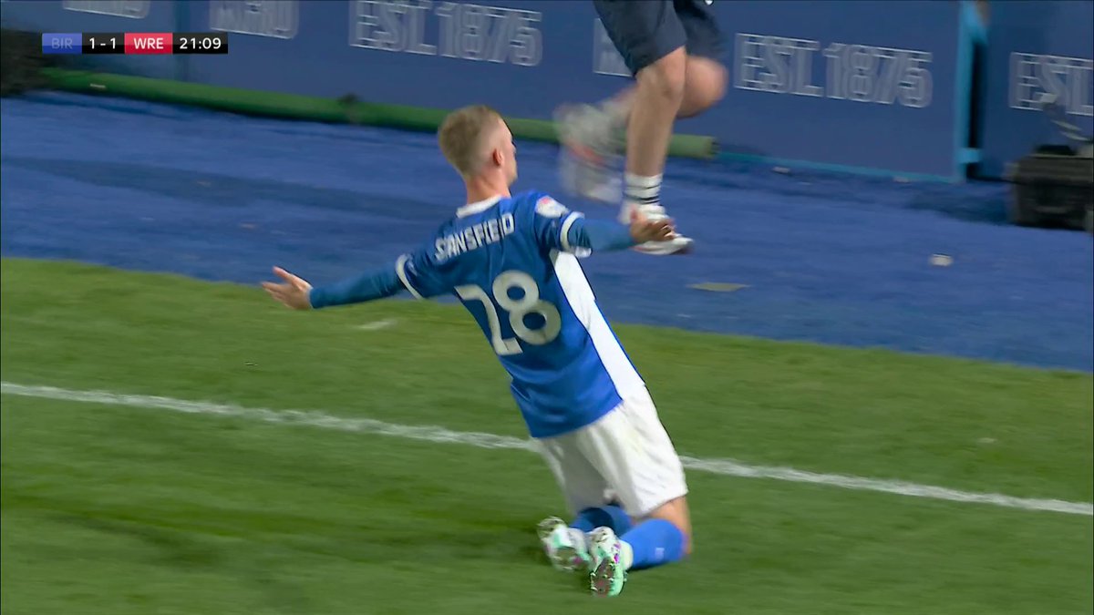 "JAY STANSFIELD IS BACK AT BIRMINGHAM!" 🔵🎙 Birmingham draw level through their record signing!