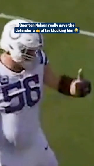 The nicest block you will ever see 😂 Indianapolis Colts