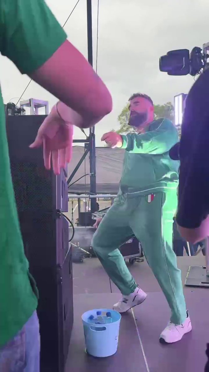 Jason Kelce is BACK in Philly 😂😂😂