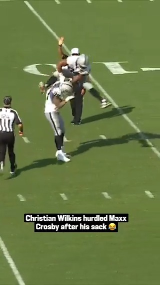 Big man got the hops 🐇 Las Vegas Raiders