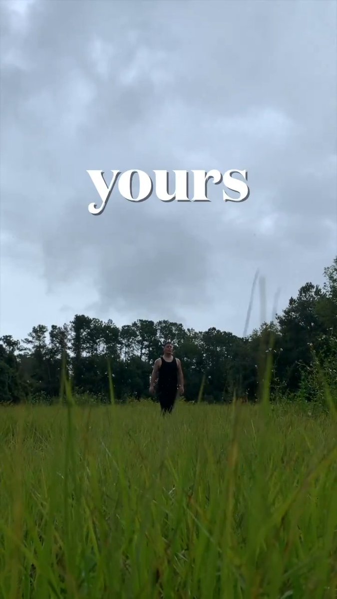 Thank you to everyone for your response so far on my announcement of “yours”. It’s wild to be releasing a new original song, and this one means a ton to me. 💜 The song will be released October 8th.
