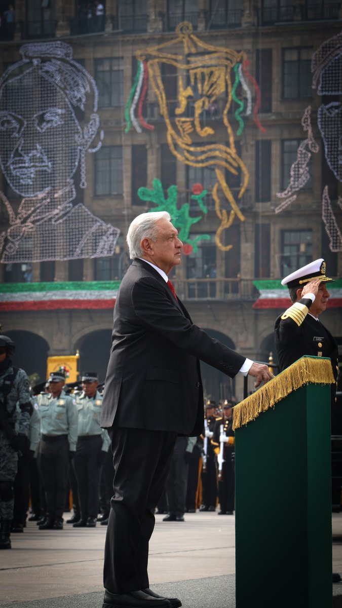 El desfile en conmemoración por la Independencia permitió exponer la importante contribución de la Guardia Nacional, la Marina y el Ejército en el progreso del país y la protección y el bienestar de los mexicanos. Gracias.