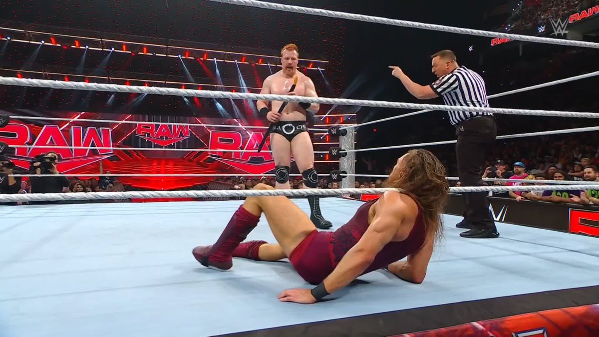 Don't know how ICC would feel about this one, Butch... #WWERaw