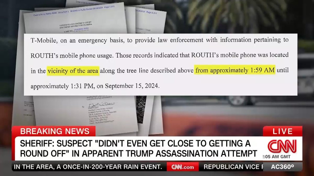 .Randi Kaye has the latest on what we've learned about the suspect in the apparent second assassination attempt on former President Trump.