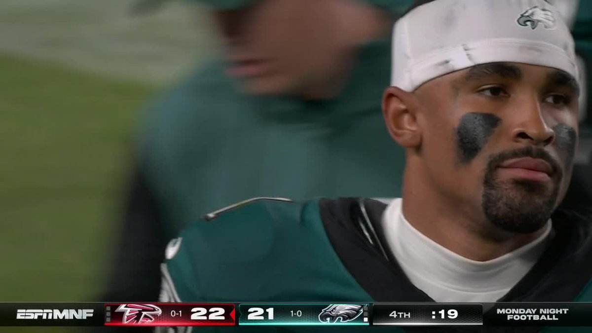 FALCONS PICK OFF JALEN HURTS TO ICE THE GAME 😱
