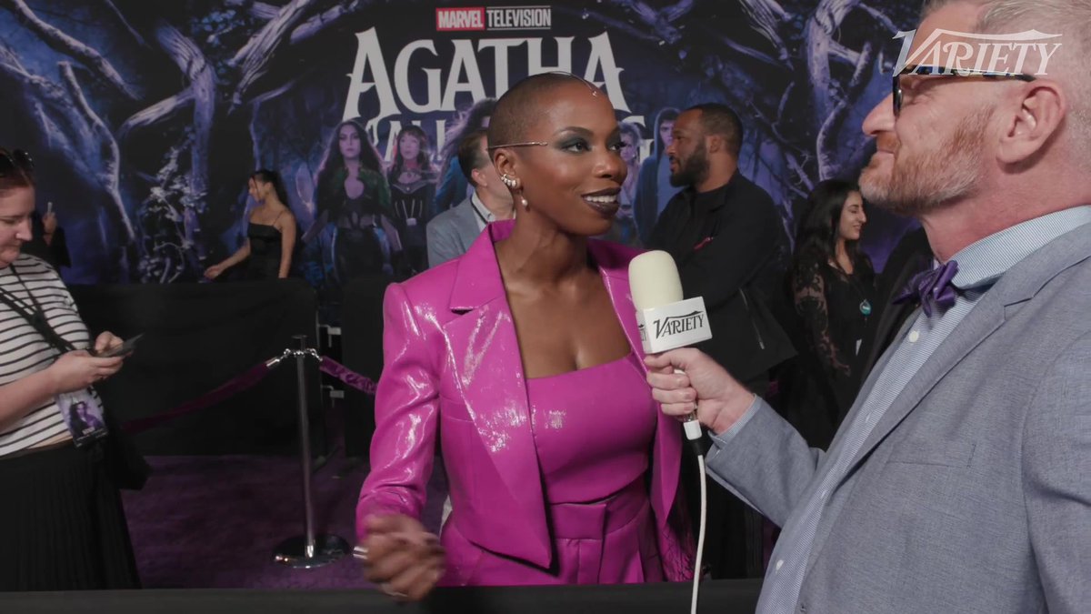 Sasheer Zamata talks about representation in #AgathaAllAlong: "Witches are Queer inherently, just because we are outcast and set aside for many reasons."
