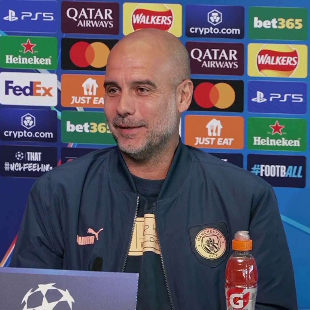 "I scored 11 goals in 11 years, he scored nine goals in four games" 😆 Even Pep Guardiola is surprised by how many goals Erling Haaland has scored for Man City this season 😮
