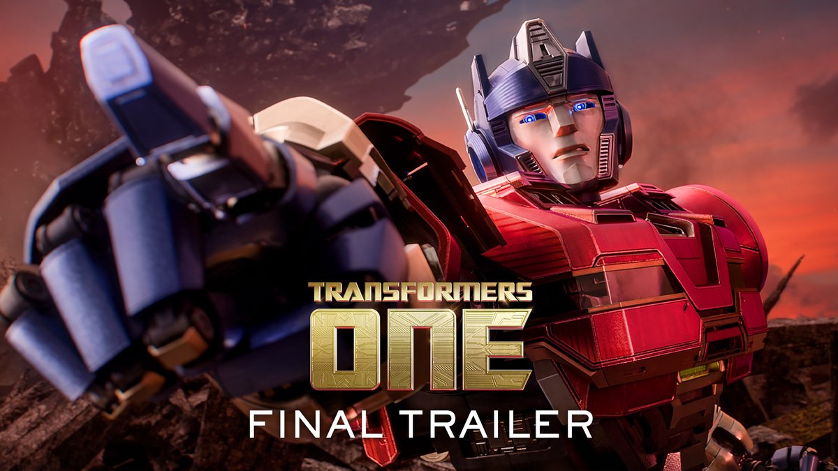 “The best Transformers movie ever.” Watch the final trailer for #TransformersOne and experience it on the biggest screen possible this Friday. Get your tickets now: