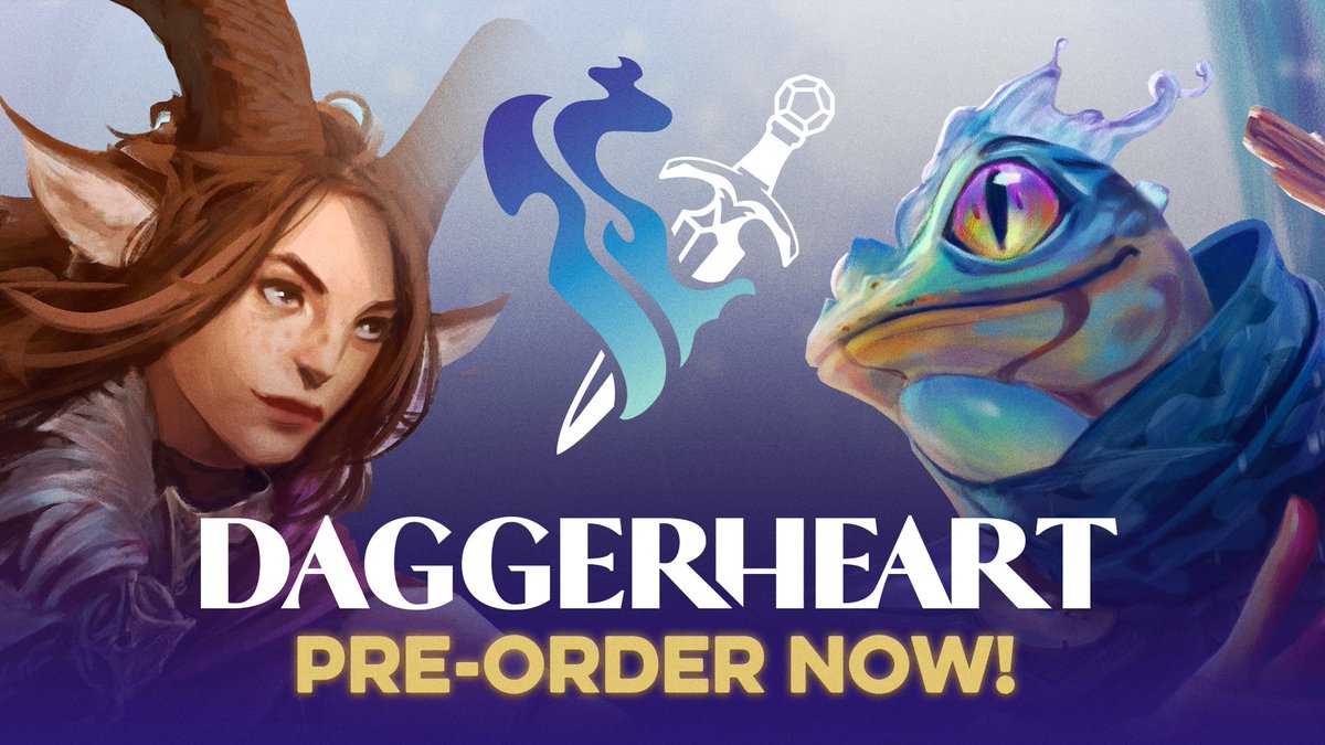 🗡️THE #DAGGERHEART PRE-ORDER BEGINS NOW ❤️‍🔥 Daggerheart is coming in Spring 2025 in the Daggerheart Core Set and the Limited Edition, packed with extras! Be the first to bring the full version of our collaborative storytelling TTRPG to your table and pre-order today! ➡️ Plus, tune in at 2pm Pacific to a livestream with Matthew Mercer and Spenser Starke discussing the updates coming to the final version and taking your questions! Come join us on Beacon, Twitch, and YouTube.
