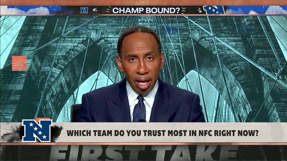 .Stephen A Smith says the NFC team he trusts the most is the Saints 👀