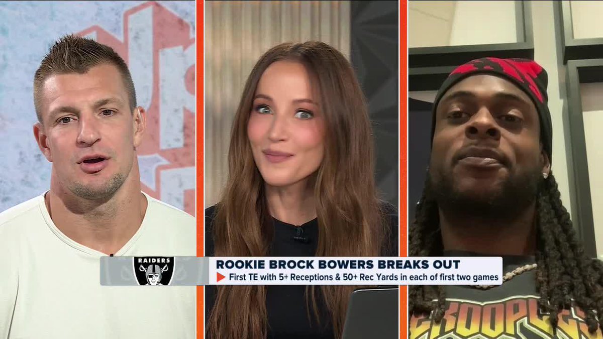 the HIGHEST praise for Las Vegas Raiders rookie Brock Bowers. Wow. Brock Bowers Rob Gronkowski Davante Adams
