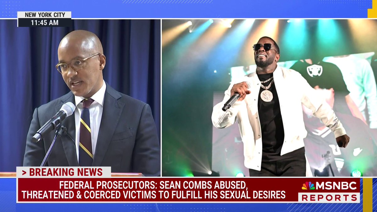 "We will be seeking detention... there is a presumption of detention in a case like this, and we think that's warranted." U.S. Attorney Damian Williams says the U.S. government doesn't want Combs released on bail.