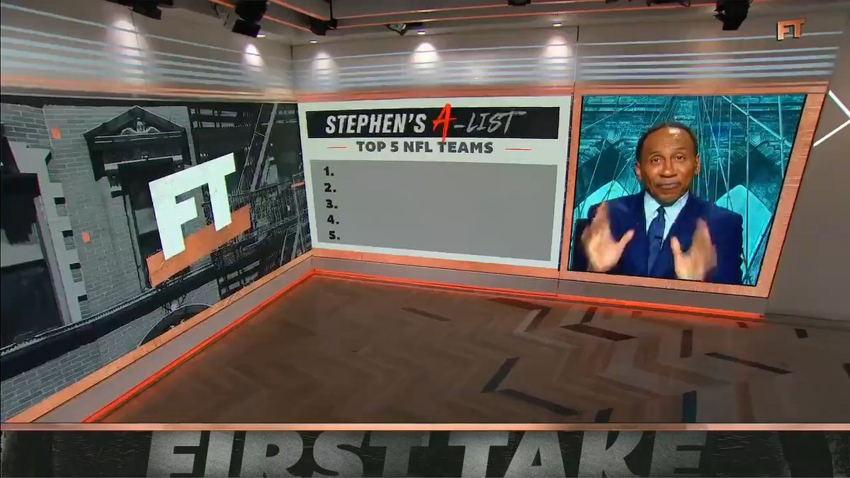 .Stephen A Smith's top NFL teams after Week 2 👀