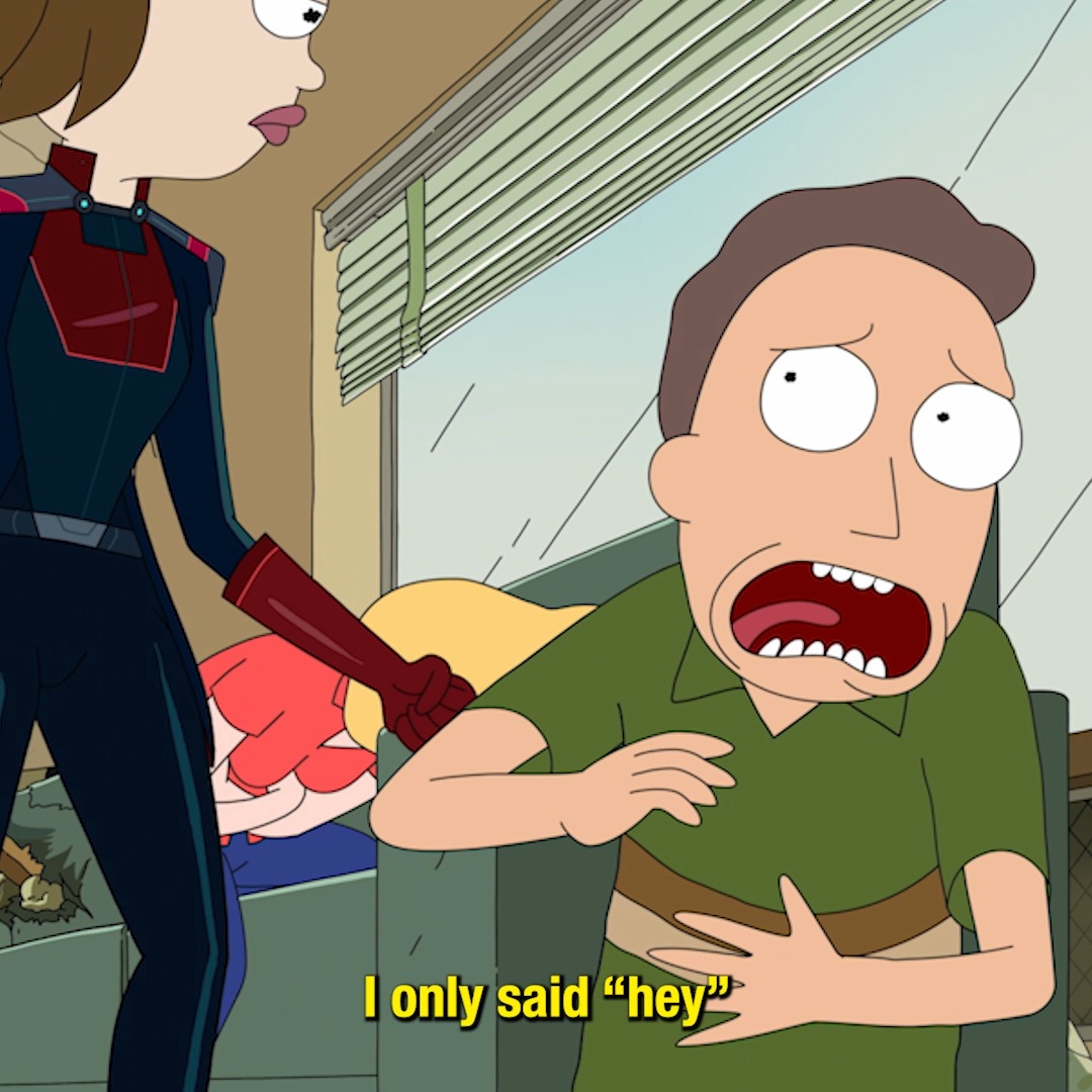 Don’t say hey #rickandmorty