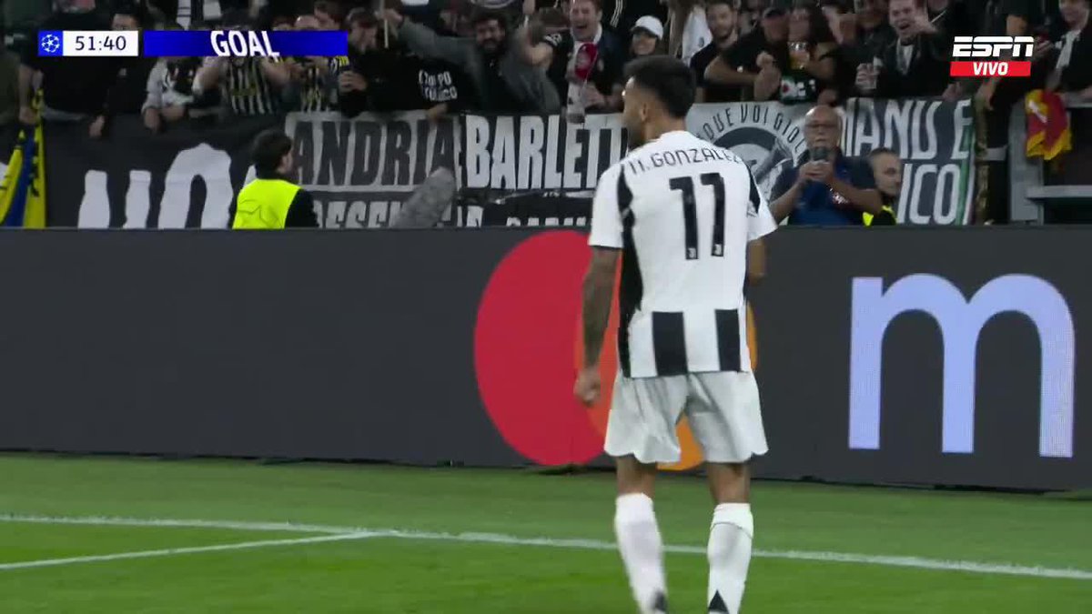 🌟🇦🇷 GOL DE NICOLÁS GONZÁLEZ EN CHAMPIONS LEAGUE CON LA JUVENTUS.