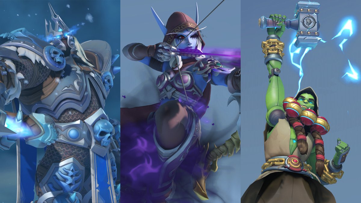 Overwatch 2 World of Warcraft Collab New Highlights Intro 📽️ 🏹 Sylvanas "Taking Aim" ⚔️ The Litch King "Arise" 🔨 Thrall "Doomhammer" #Overwatch2